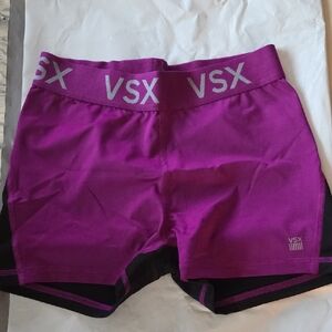 VSX Women's Vibrant Purple and Black Shorts